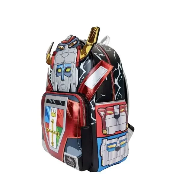 Loungefly VOLTRON SDCC LE 40th Anniversary Cosplay Light Up Full-Size Backpack